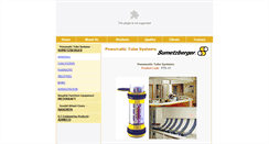 Desktop Screenshot of pneumatictubesystems.in